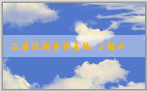 品牌注冊(cè)查詢系統(tǒng)：了解必要性、查詢方法及操作體驗(yàn)